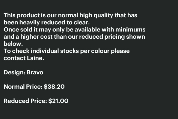 heavily reduced bravo